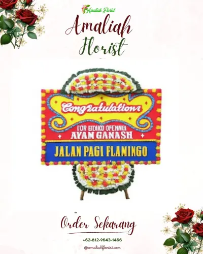Bunga Papan Congratulation di Rengasdengklok